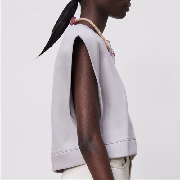 NWT Zara Muscle Sweatshirt - Picture 2 of 5